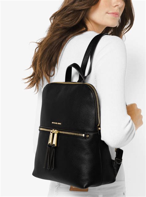 michael kors rhea medium backpack purse|mk rhea medium backpack.